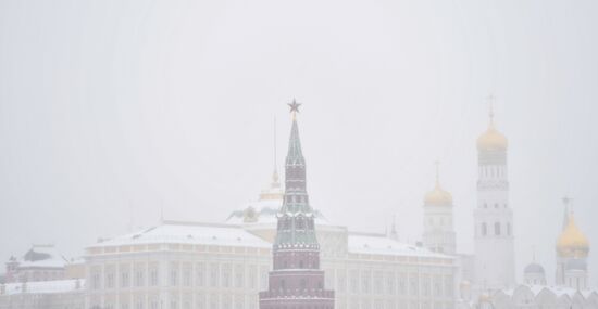 Russia Snowfall 
