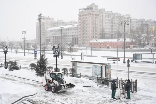 Russia Snowfall 