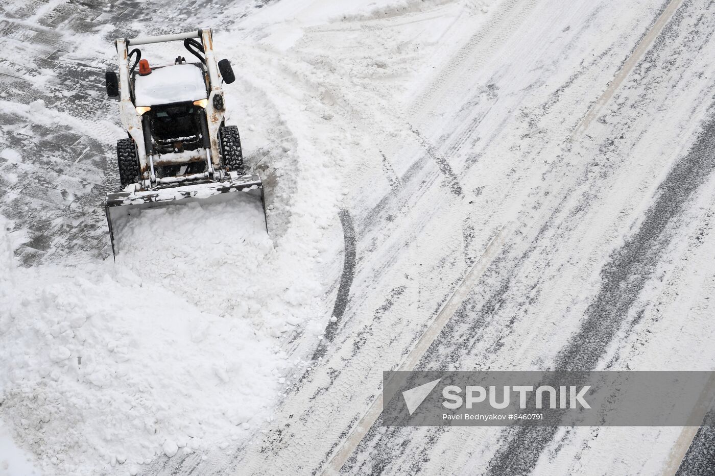 Russia Snowfall 