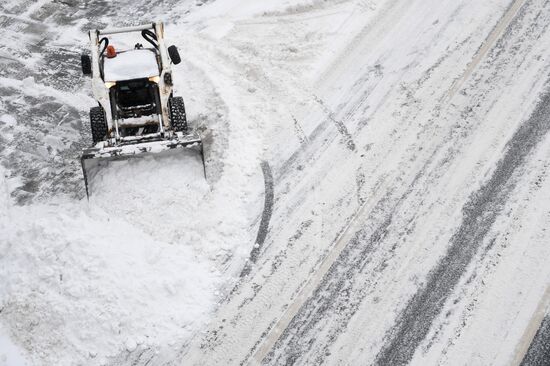 Russia Snowfall 