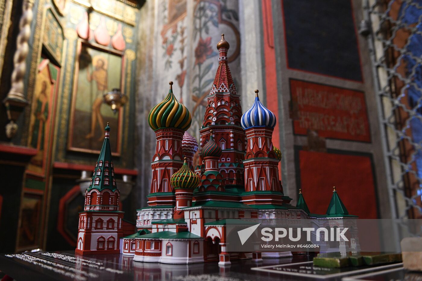 Russia Saint Basil's Cathedral Tactile Model
