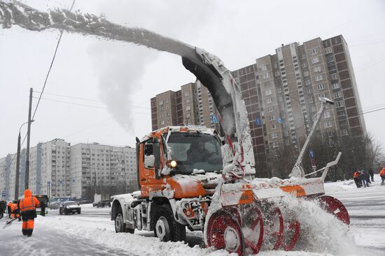 Russia Snowfall 