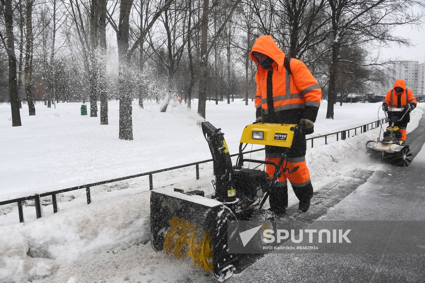 Russia Snowfall 