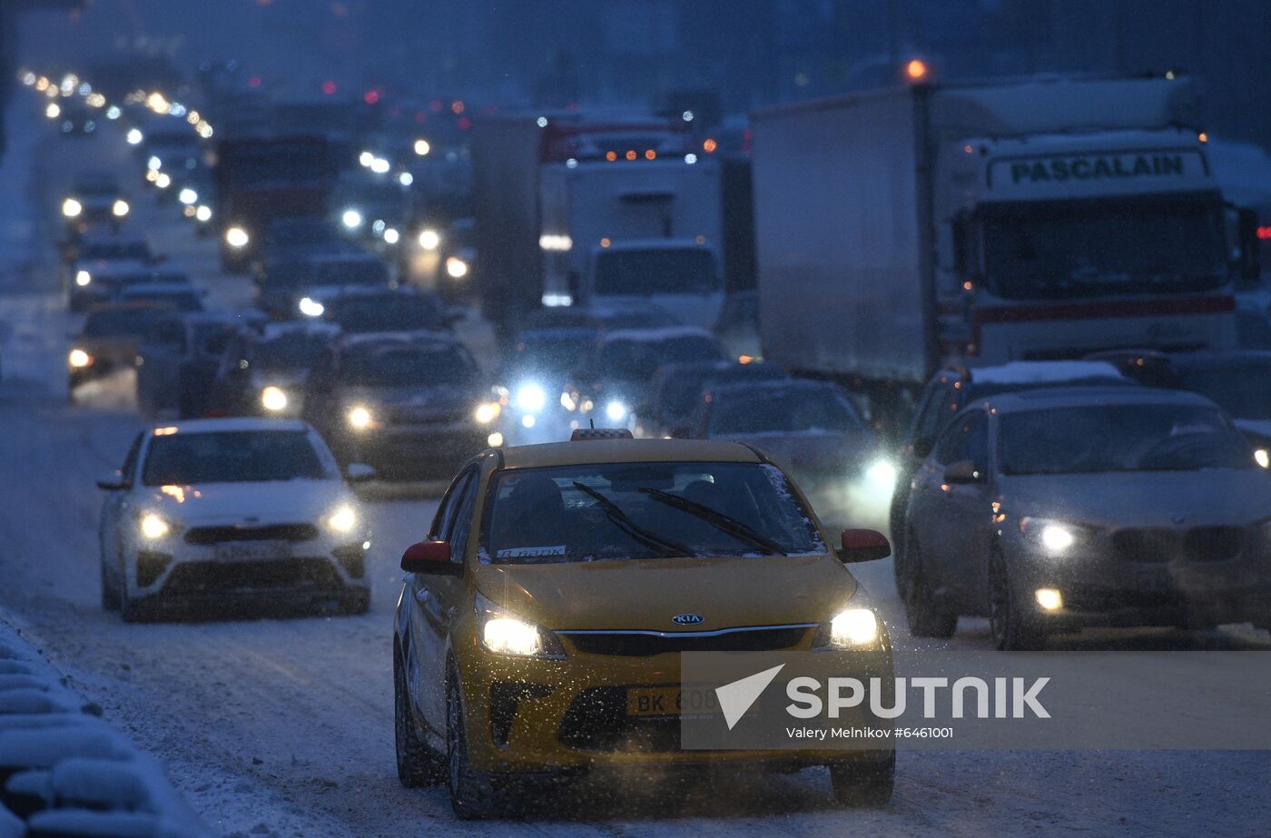 Russia Snowfall 