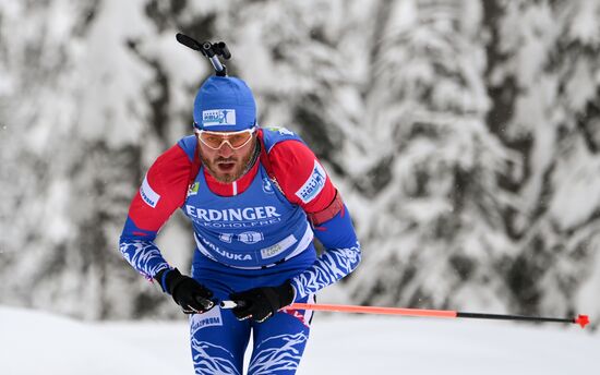Slovenia Biathlon Worlds Men Sprint
