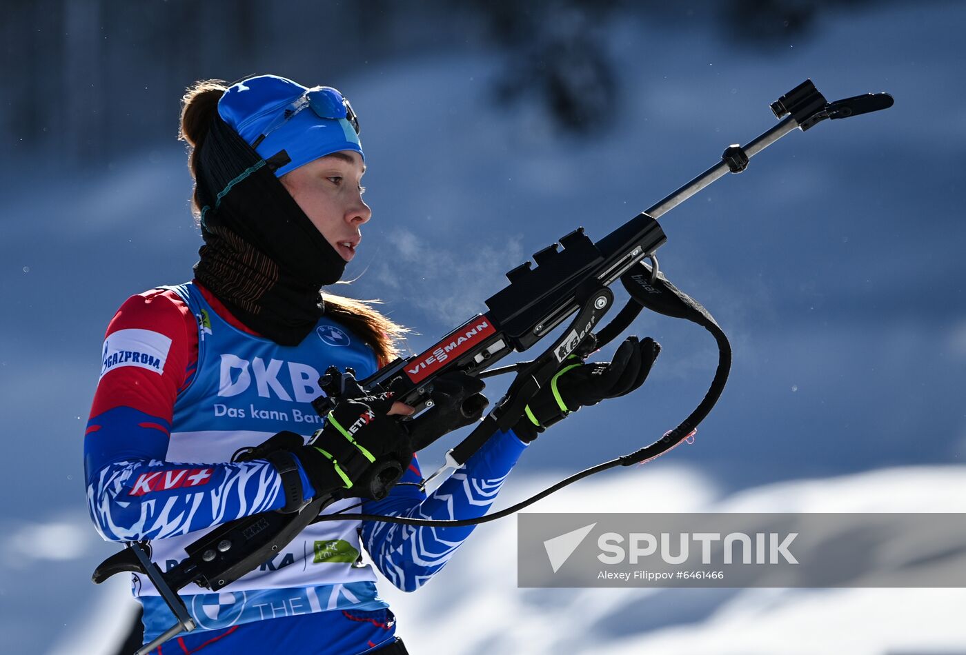Slovenia Biathlon Worlds Women Sprint