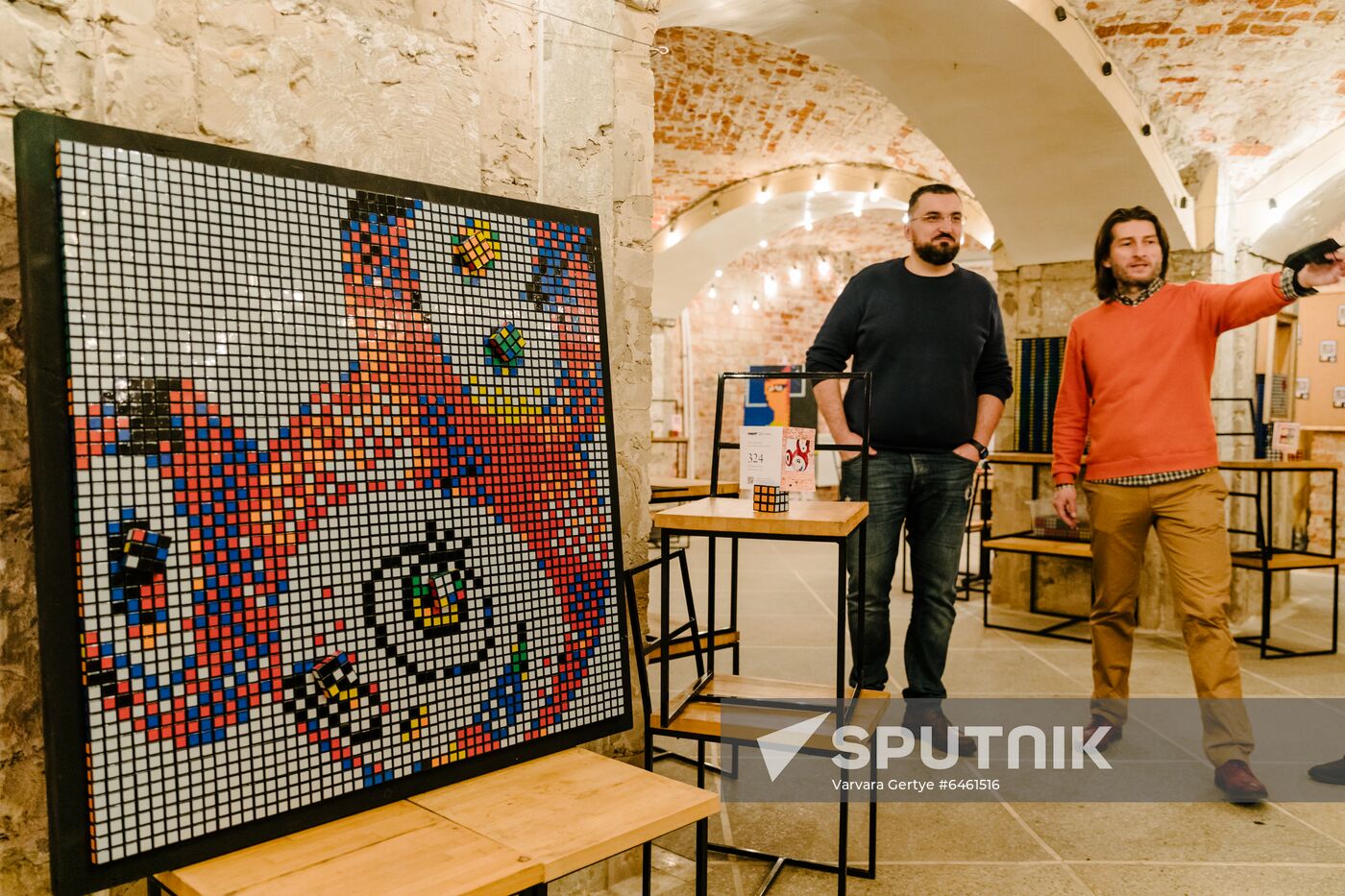 Russia Rubik's Cube Pictures Exhibition