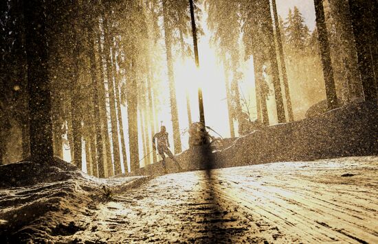 Slovenia Biathlon Worlds Women Sprint