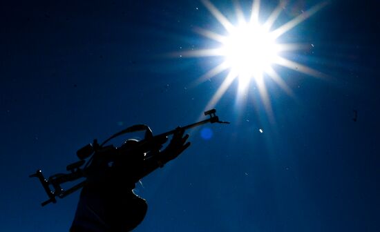 Slovenia Biathlon Worlds Women Sprint
