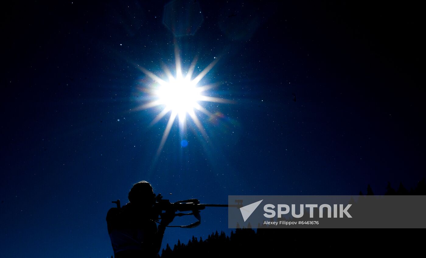 Slovenia Biathlon Worlds Women Sprint