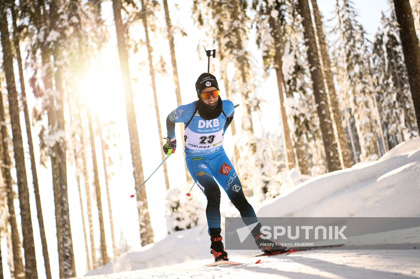 Slovenia Biathlon Worlds Women Sprint