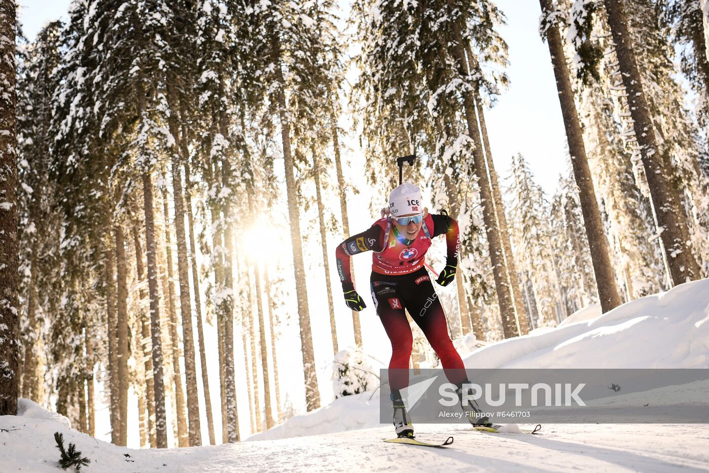 Slovenia Biathlon Worlds Women Sprint