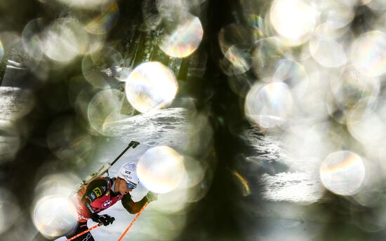 Slovenia Biathlon Worlds Women Sprint