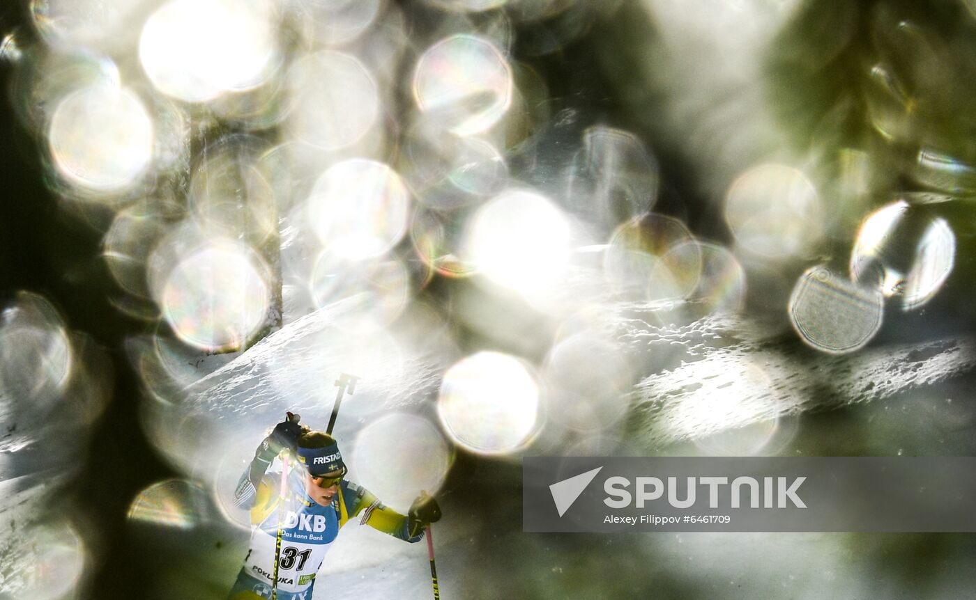 Slovenia Biathlon Worlds Women Sprint
