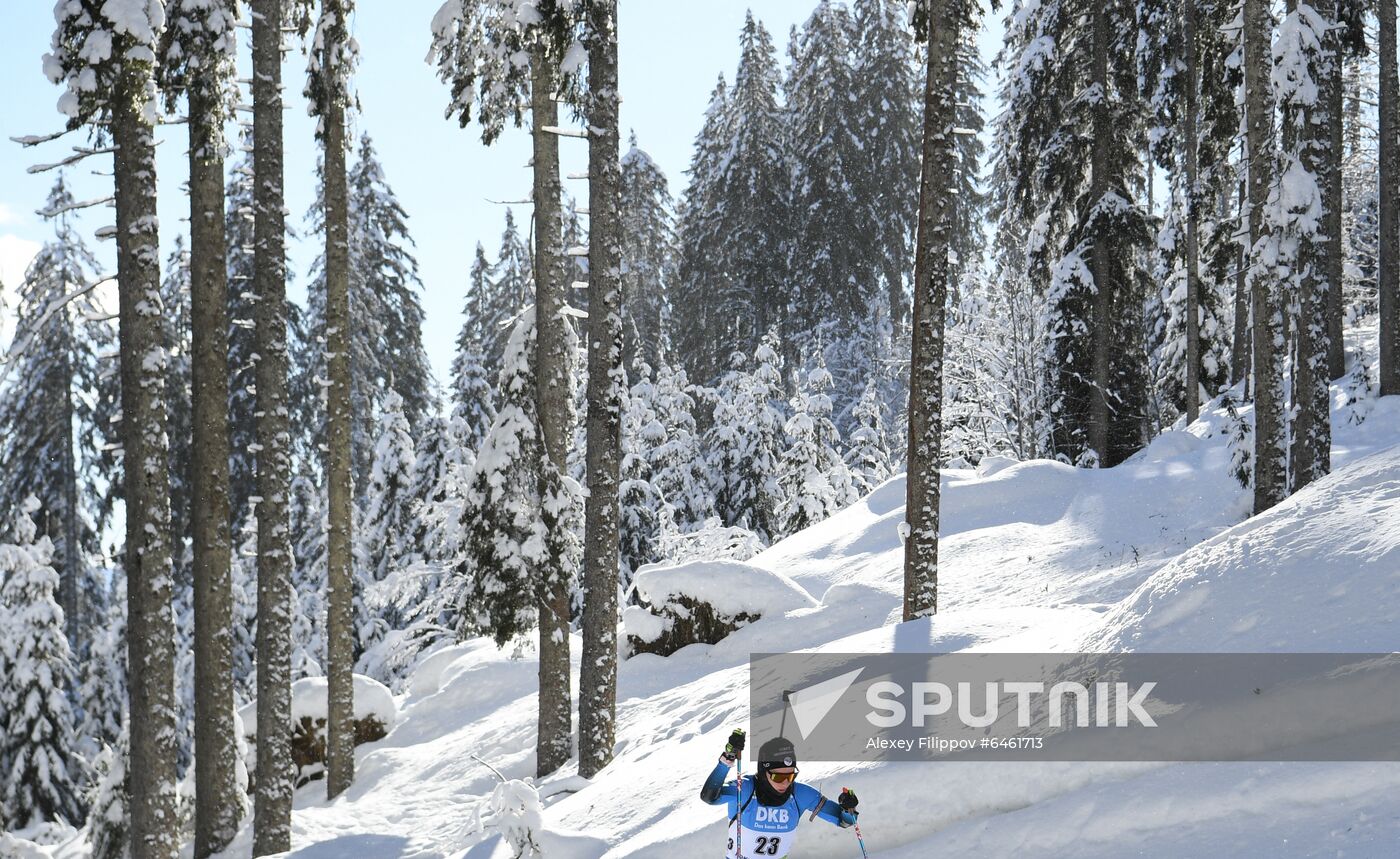 Slovenia Biathlon Worlds Women Sprint