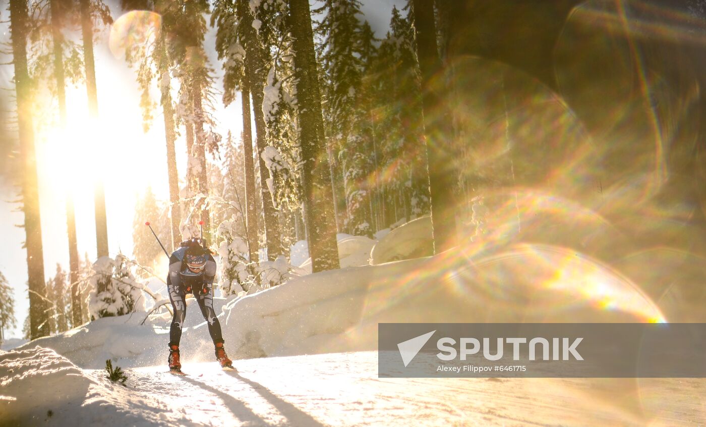 Slovenia Biathlon Worlds Women Sprint