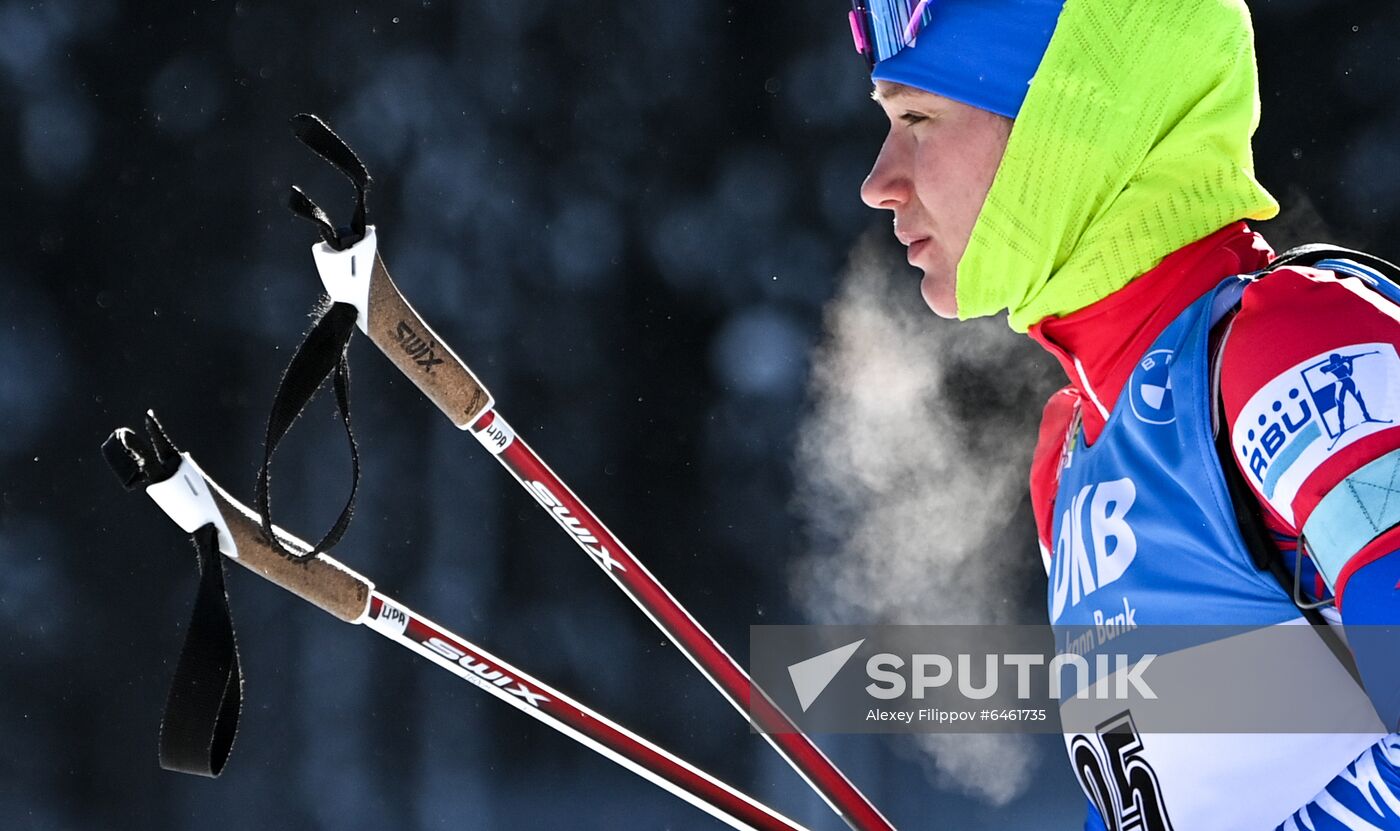 Slovenia Biathlon Worlds Women Sprint