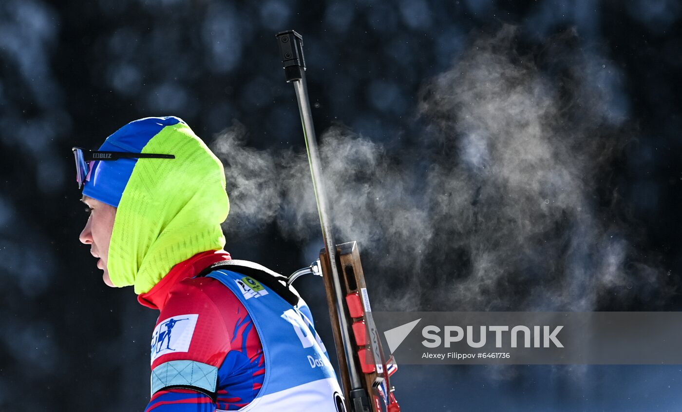 Slovenia Biathlon Worlds Women Sprint