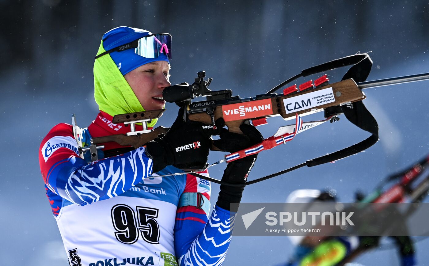 Slovenia Biathlon Worlds Women Sprint