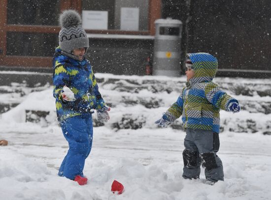 Russia Snowfall