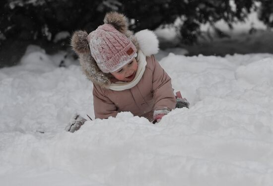 Russia Snowfall