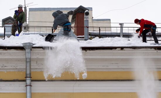 Russia Snowfall 
