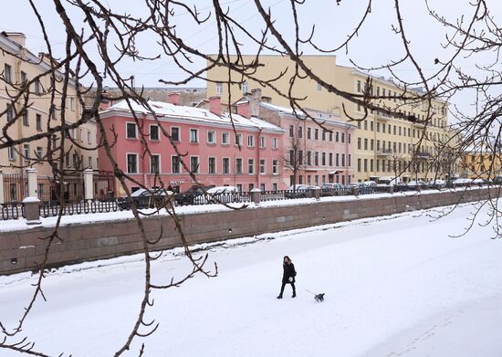 Russia Snowfall 