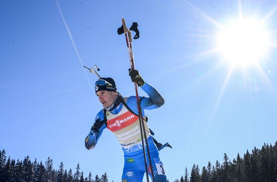Slovenia Biathlon Worlds Men Pursuit