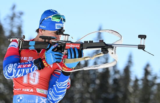 Slovenia Biathlon Worlds Men Pursuit