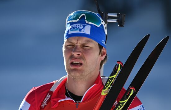 Slovenia Biathlon Worlds Men Pursuit