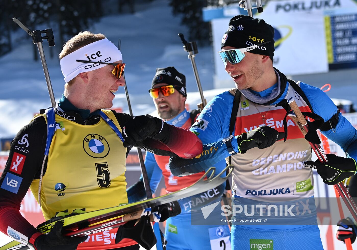 Slovenia Biathlon Worlds Men Pursuit