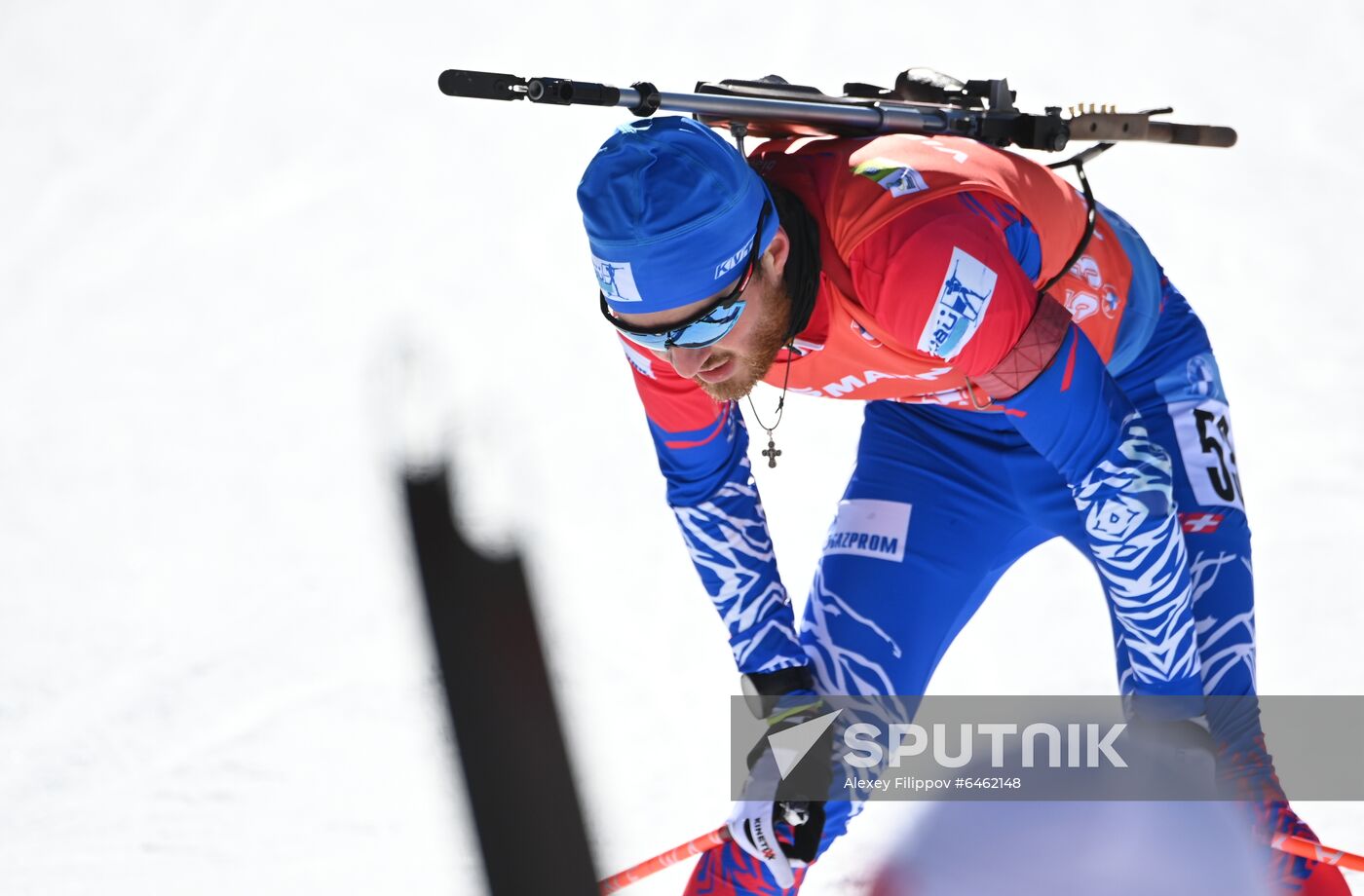 Slovenia Biathlon Worlds Men Pursuit