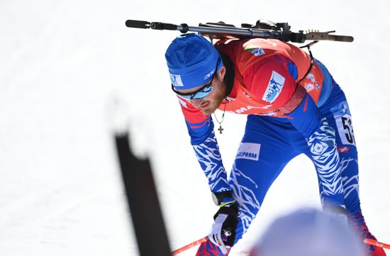 Slovenia Biathlon Worlds Men Pursuit