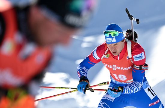 Slovenia Biathlon Worlds Men Pursuit