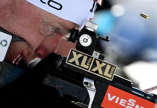 Slovenia Biathlon Worlds Men Pursuit