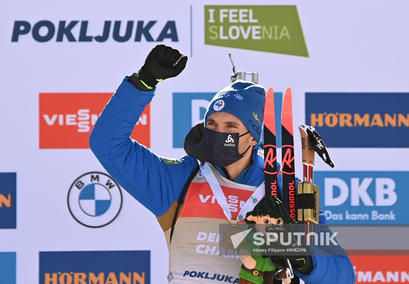 Slovenia Biathlon Worlds Men Pursuit