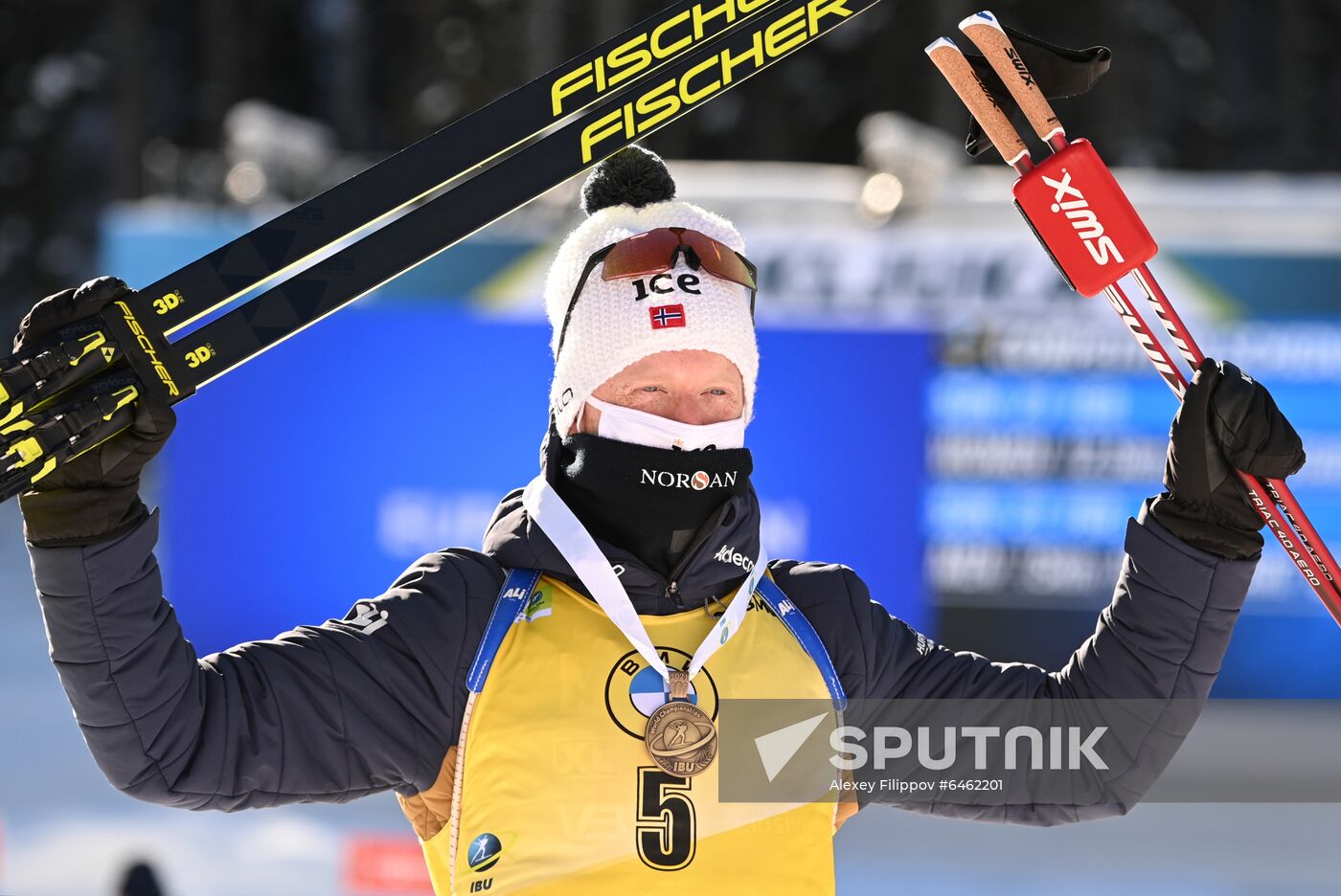 Slovenia Biathlon Worlds Men Pursuit