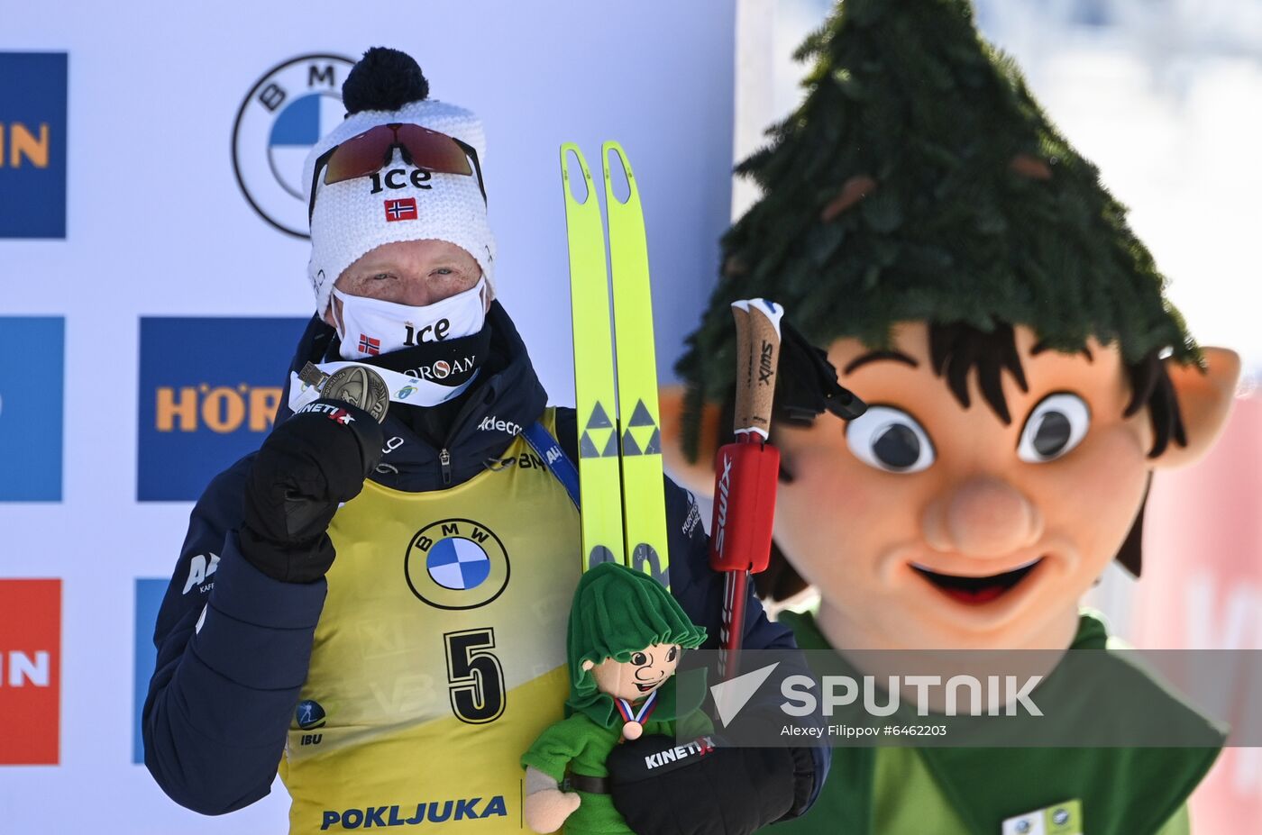 Slovenia Biathlon Worlds Men Pursuit