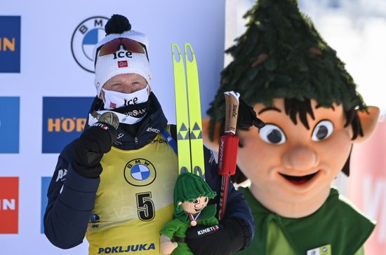 Slovenia Biathlon Worlds Men Pursuit