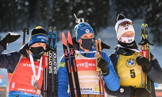 Slovenia Biathlon Worlds Men Pursuit