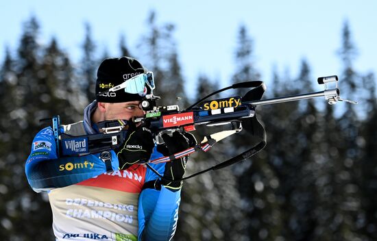 Slovenia Biathlon Worlds Men Pursuit
