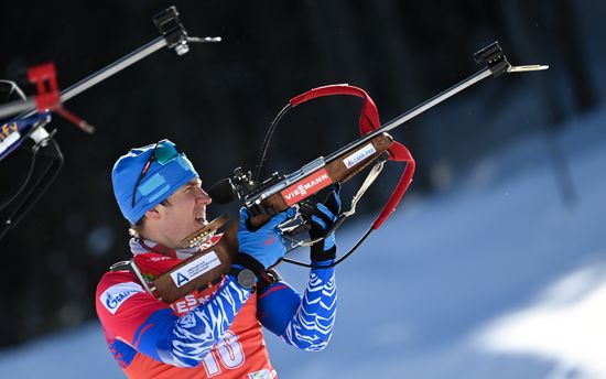 Slovenia Biathlon Worlds Men Pursuit