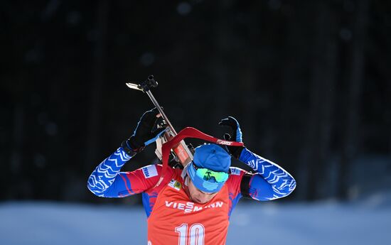 Slovenia Biathlon Worlds Men Pursuit