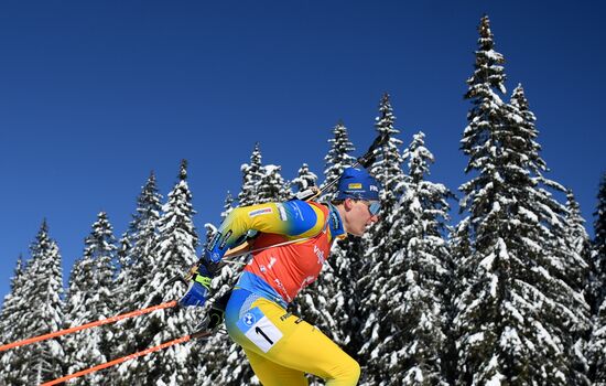 Slovenia Biathlon Worlds Men Pursuit