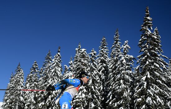 Slovenia Biathlon Worlds Men Pursuit