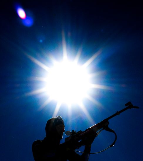 Slovenia Biathlon Worlds Men Pursuit