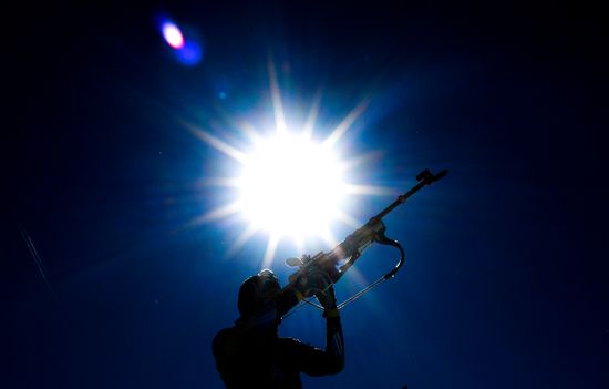 Slovenia Biathlon Worlds Men Pursuit