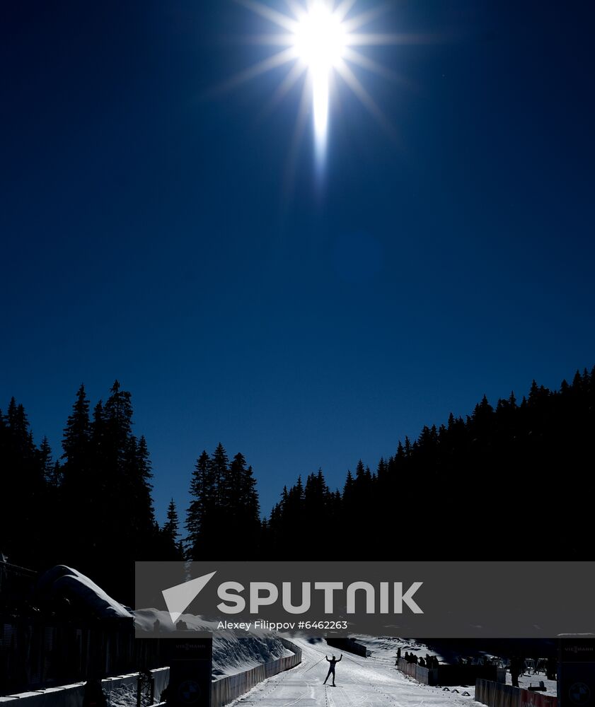 Slovenia Biathlon Worlds Men Pursuit