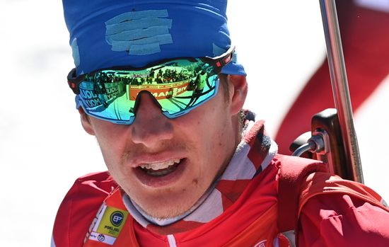 Slovenia Biathlon Worlds Men Pursuit