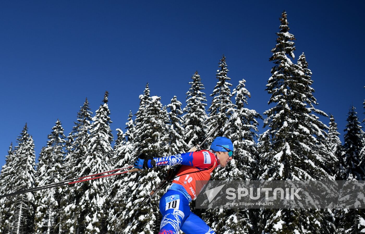 Slovenia Biathlon Worlds Men Pursuit